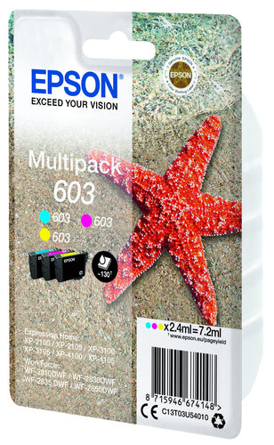 Epson C13T03U54010 ink cartridge 1 pc(s) Original Standard Yield Cyan, Magenta, Yellow Epson C13T03U54010 ink cartridge 1 pc(s) Original Standard Yield Cyan, Magenta, Yellow